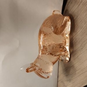 Mosser Light Pink Glass Rabbit